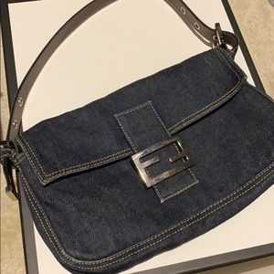 Fendi Denim Baguette